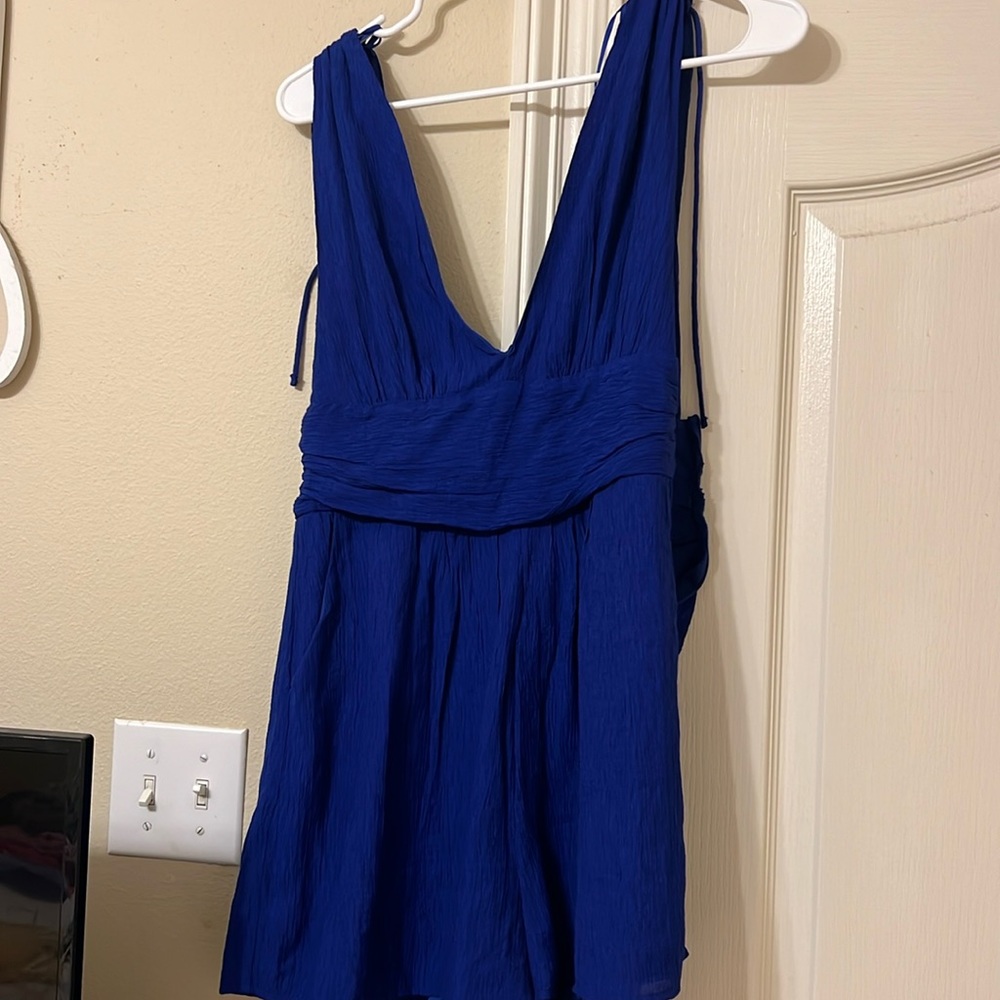 Never worn blue romper